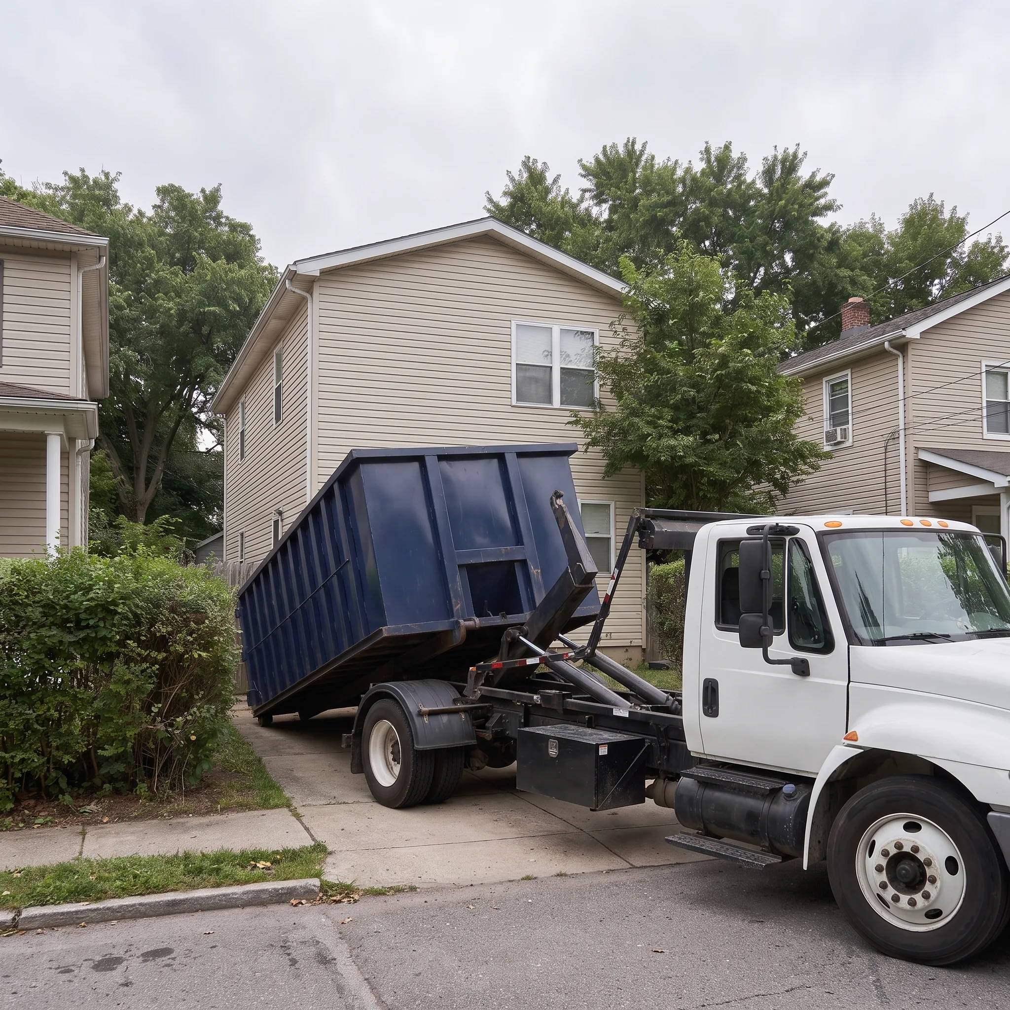 Roll-off dumpster delivery in Massachusetts